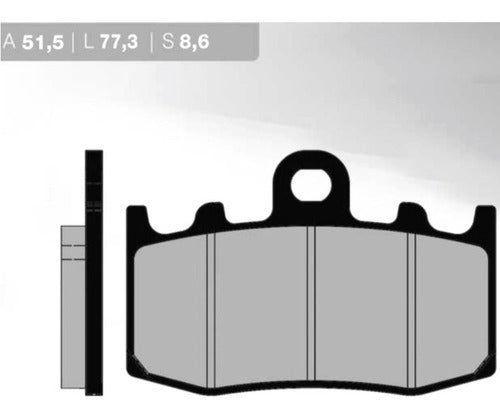 Brenta Pastilla Freno FT4123 BMW R 1150 GS Delantera 02-05 1