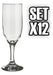 Nadir Set of 12 Champagne Glasses Gallant Glass 0