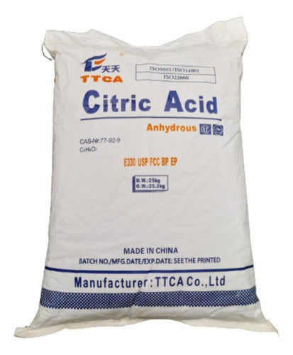 Acido Citrico  Anhidro X 25kg (envió Gratis) 0