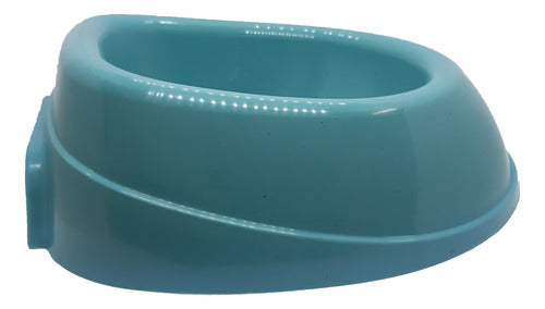 Oval Small Plastic Dog and Cat Feeder Waterer 7