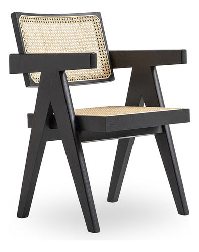 Silla Berlin Apoyabrazos Black - Samic 0