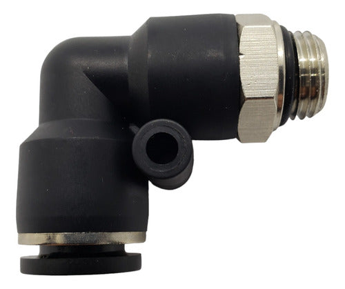 Euromatic Pneumatic Connector Elbow Male 1/8 X For 10mm Tube 0