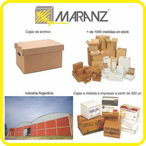 Maranz Corrugated Micro Shipping Boxes 12x12x18cm X25pcs 4