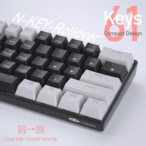 Camiysn 60% Mechanical Gaming Keyboard with Blue Backlight 1