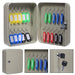 Metal Box Hook 20 Key Cabinet with Secure Labeling 0