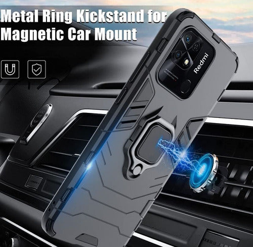 Xiaomi Funda Ring Armor Policarbonato Tpu Para Redmi 10c 1