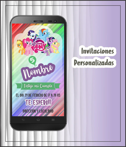 Destino Ideas Pony Birthday Digital Invitation 4