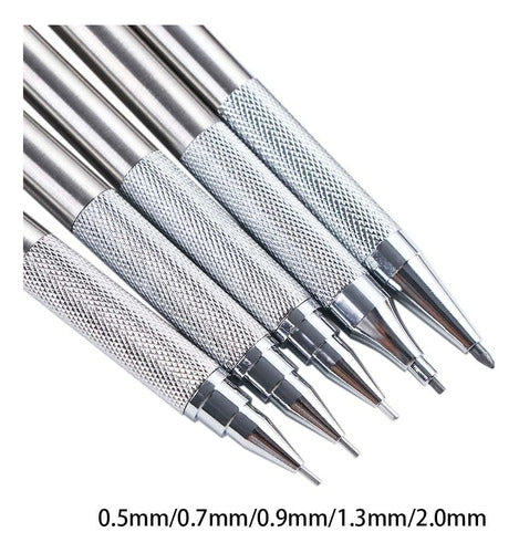 Kopida Mechanical Pencil Stainless Steel with 5 HB Refills 1