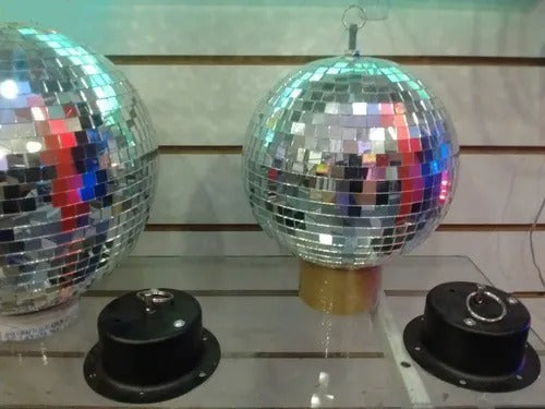 DJ Mirror Ball Sphere 25cm with Motor 1