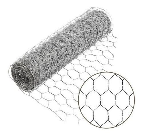 Tunisan Tejido Hexagonal Pajarero 1 X 25 Mts (Hex 13mm) Evol06715 0