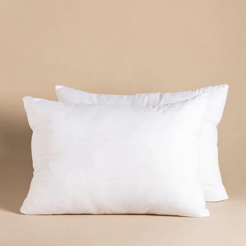 VICENZA Gold 100% Siliconized Fiber Pillow - Cotton Fabric Covered 0