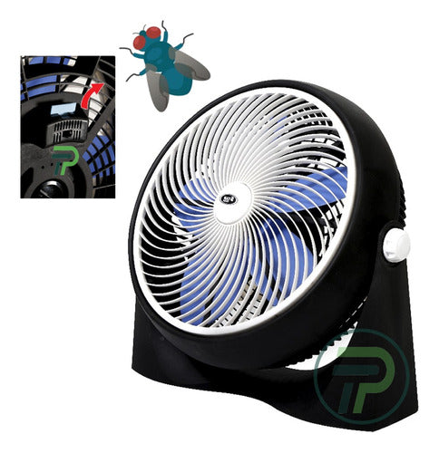 Star Trak Turbo Ventilator 2 in 1 20'' Floor and Wall Great Power Offer 0