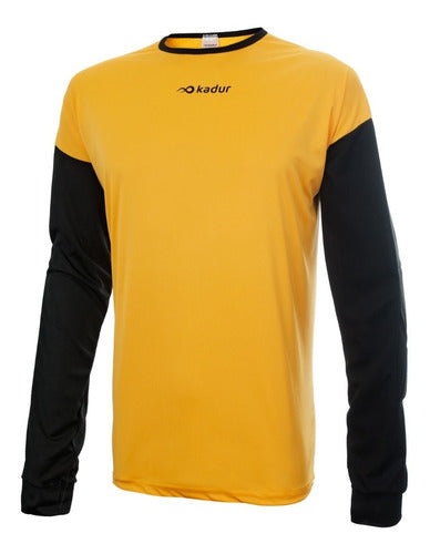 Goalkeeper Long Sleeve Soccer Jersey with Elbow Impact Protection by Kadur 10