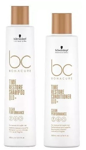 Schwarzkopf Professional Time Restore Q10+ Rejuvenating Shampoo and Conditioner Pack 0