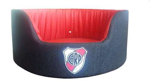 Buenavida para Mascotas Moisés Futbol Boca River Cuna Cucha Mascotas Perro Gato 40cm 0