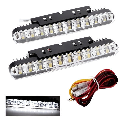 Led Coche Diurna 2 X 30 Luz Corriente Drl Conducción Lámpara 0