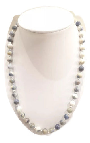 Viviana Moreno 6mm Sodalite Ball Necklace 0