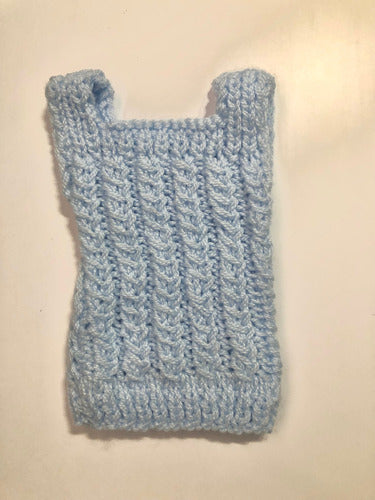 Hand-Knitted Baby Vest 0-3m 4