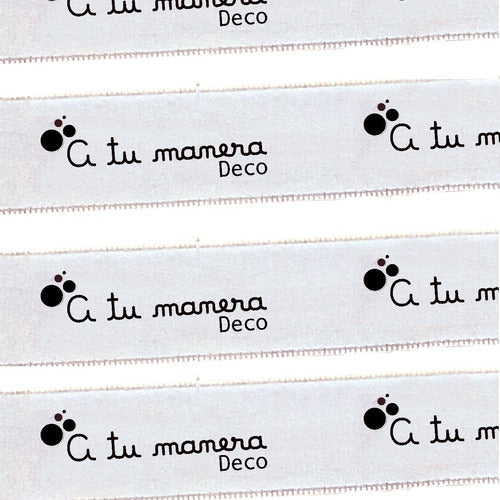 Atumanera 100 Customized Labels with Logo for Sewing 0