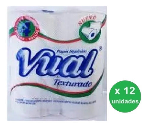 Pack Papel Higiénico Vual Texturado 4x30m - X12u - Dh Tienda 1