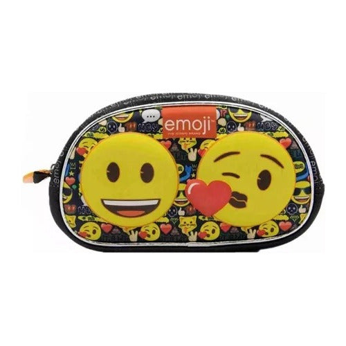 Cresko Emoji Pencil Case with Single Closure for School 0