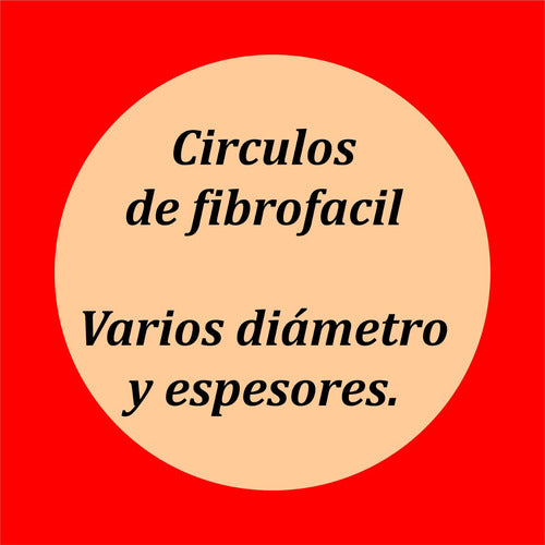 Fibrofacil Circles 50cm Diameter x 20 Units 5.5mm 1