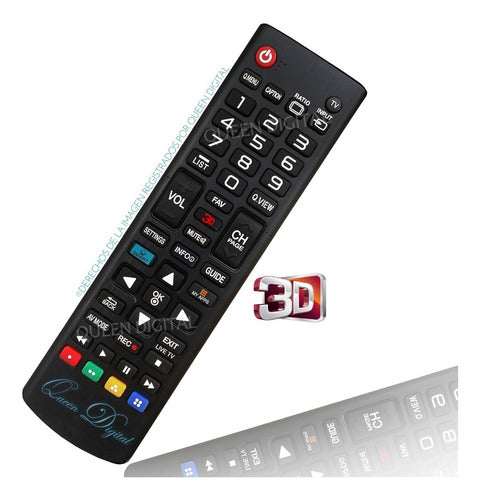 Remote Control for LG Smart TV 3D Replaces AKB73715664 0