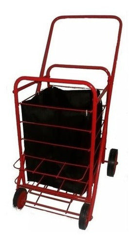 Canadian Style Shopping Cart 4-Wheel Trolley from Argentina 12