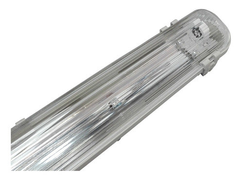 Glowlux Premium Waterproof Ceiling Light for 1x18W LED Tube - E. A. 0