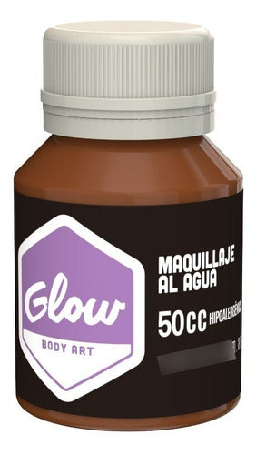 Liquid Artistic Glow Body Art Body Paint Basic Matte Colors - 50ml 12