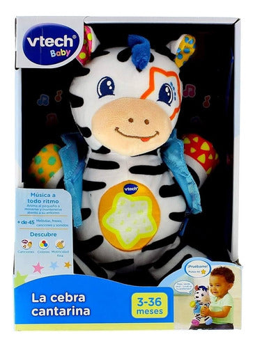 VTech - La Cebra Cantarina Estimula Los Sentidos Del Bebé 0