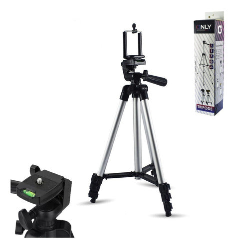 Only Tripod for Camera or Phone 36cm to 102cm with Bubble Level 0