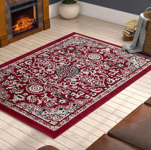 Kreatex Red Bordeaux Persian Style Rug N10 150x200 1