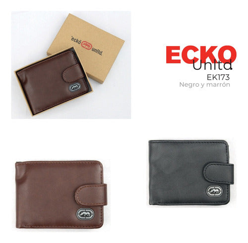 Ecko Genuine Leather and Canvas Urban Wallet - Durable and Modern Design 3