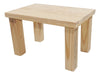 Rectangular Solid Pine Coffee Table 60x40 High Sturdy 31