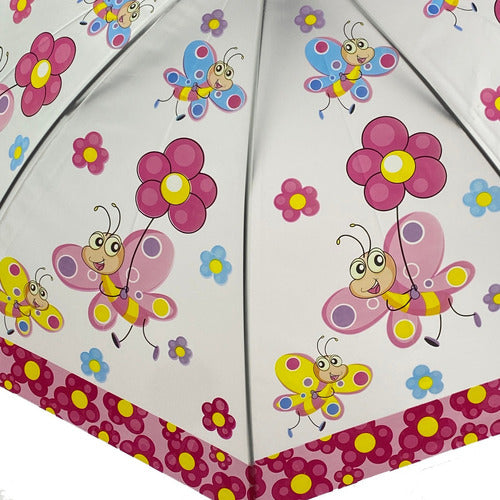 Chain Kids Plastic Umbrella with Adorable Animal Designs 7