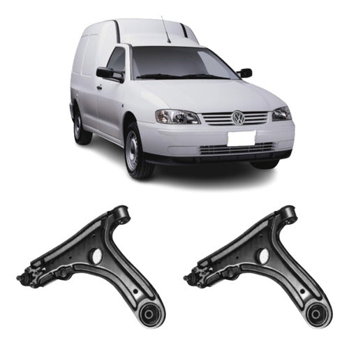 VW Caddy Kit X2 Suspension Arm with Ball Joint Year 2006 0