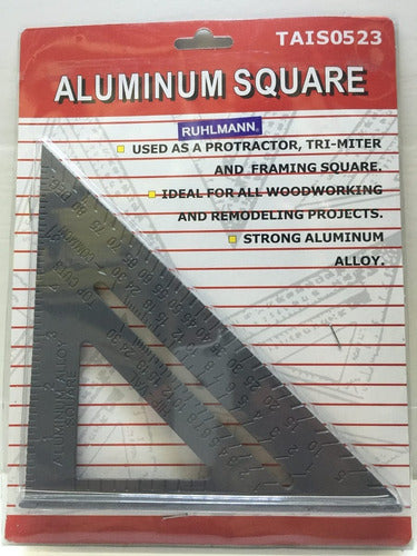 Ruhlmann Speed Square Multi-Angle Aluminum Hat Square 1