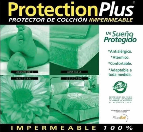 Fiberball Waterproof Adjustable Mattress Protector 160x200 2