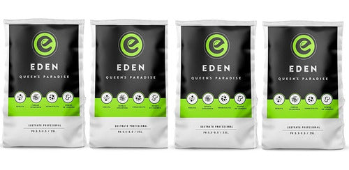 Professional Eden Substrate 25L Rich Soil Cultivation 4-Pack 0