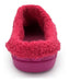 Faraon Pantufla Zueco Hornito Corderito Mujer Fucsia 3