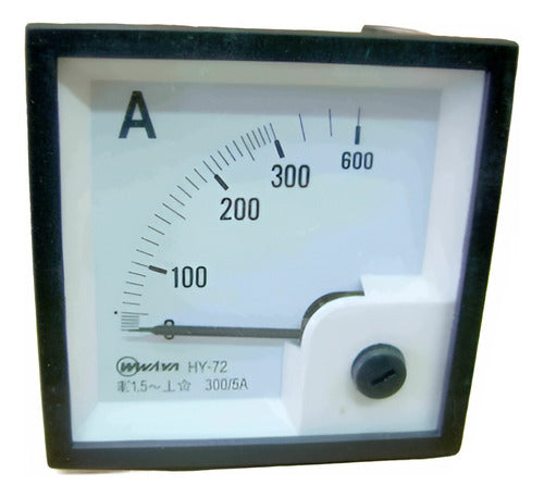 Elindar Analog Ammeter 300 Amper 72x72mm for Connection with TI 0