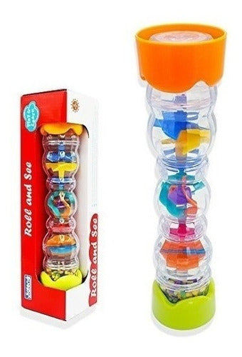 Here Fashion Baby Rainmaker Mini Tube Shaker Rain Stick Musical Instrument 0