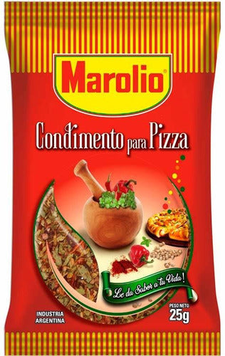 Marolio Pack of 12 Units Pizza Seasoning 25g 0