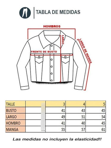 Casi Bruja Campera De Mujer Simil Eco Cuero C/cierre Cruzado 4