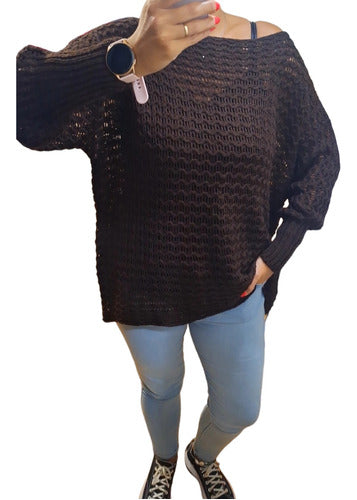 Textured Boat Neck Sweater. Various Colors 14
