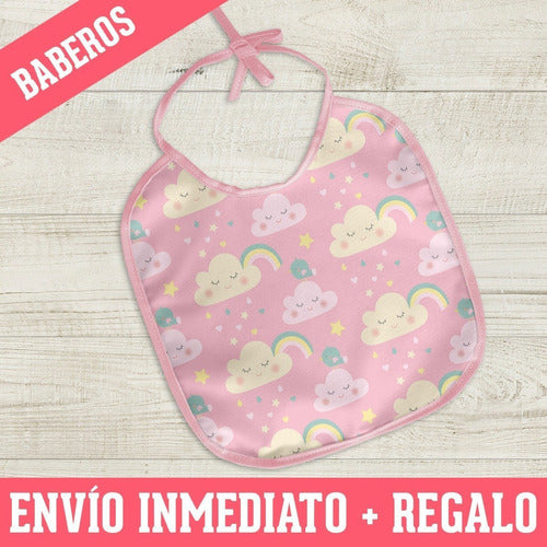 Plantillas Diseños Baberos Bebe P/ Sublimación + Mockups M2 1