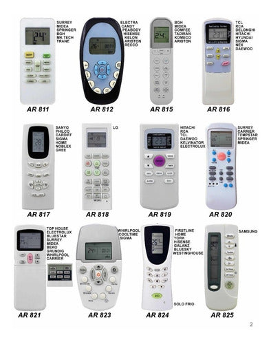 LG Remote Control for Air Conditioner 6711A20028 6711A 2