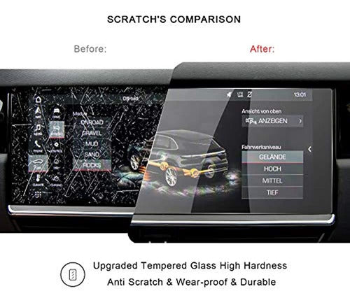 R Ruiya 2019 Porsche Cayenne 12.3 Inch Navigation Screen Protector 4