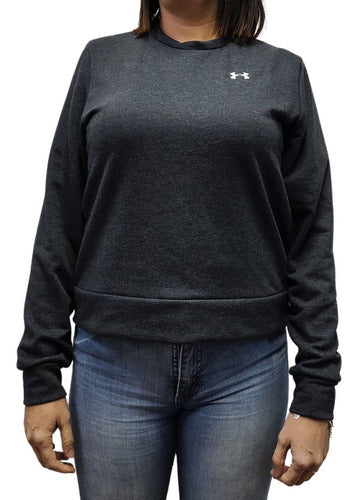 Under Armour Women's Terry Crew Sweatshirt Mfo 1385415-012 0